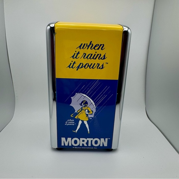 NWT Morton Napkin Dispenser in Blue / Yellow - Picture 6 of 10